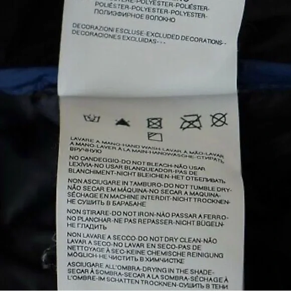 ARMANI JEANS OMBRE PUFFER WOMAN JACKET SIZE 6 - Picture 6 of 12